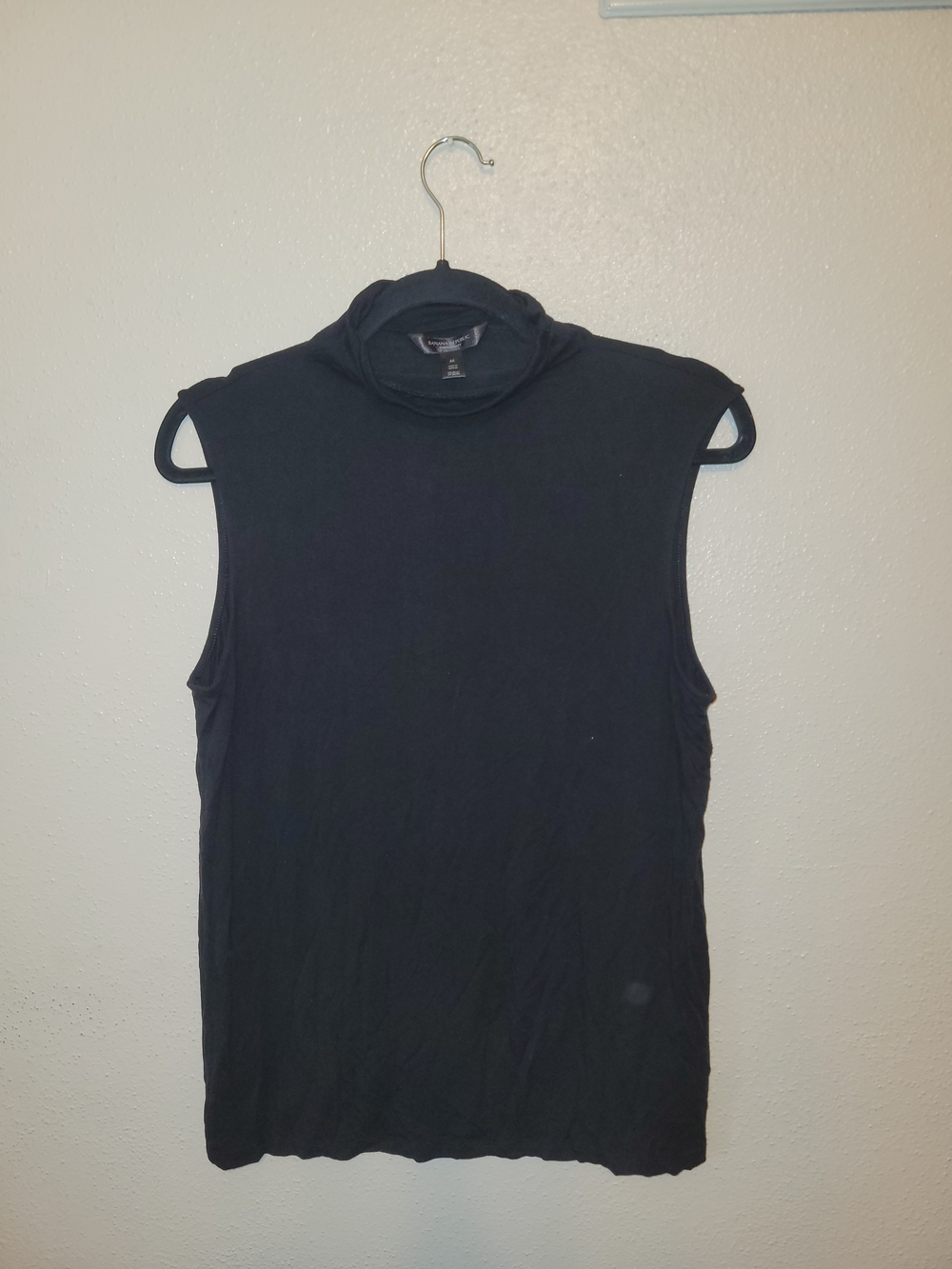 Banana Republic Black Threadsoft Sleeveless Top